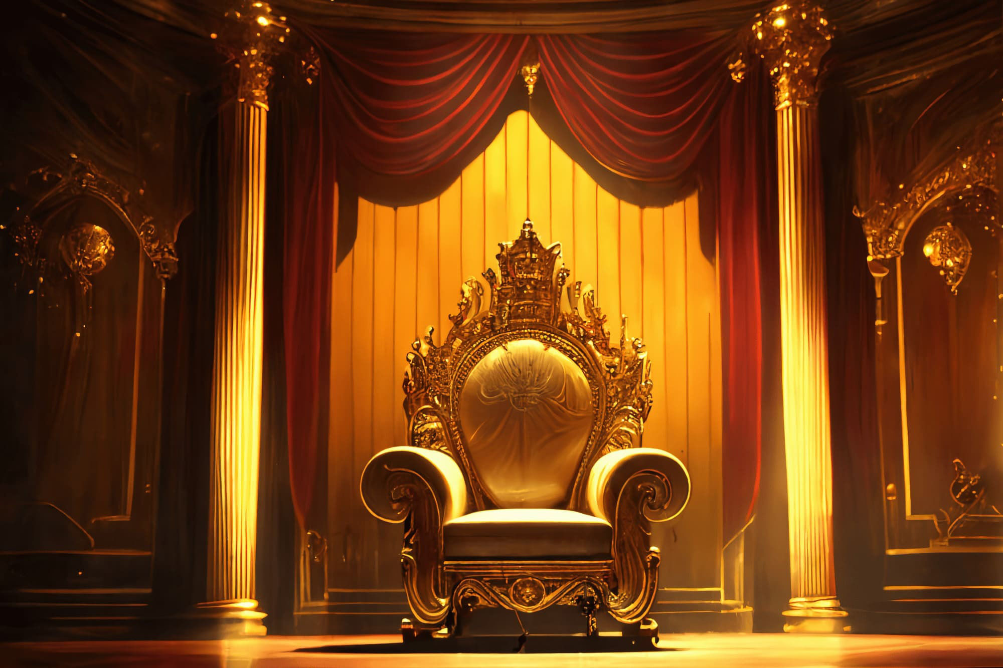 サンプル画像5:【美麗幻想的黄金郷系の背景】著作権フリーの高解像度画像（100枚）(Game Material Store) [d_267653]