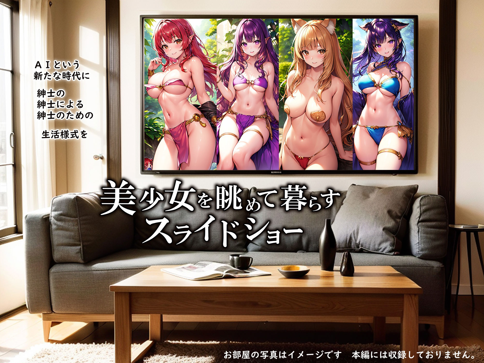 サンプル画像1:美少女を眺めて暮らすスライドショー(スライドショー屋さん) [d_267851]