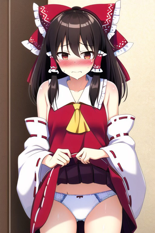 サンプル画像1:東方キャラ スカートたくし上げCG集(ぴこぜっと) [d_267889]