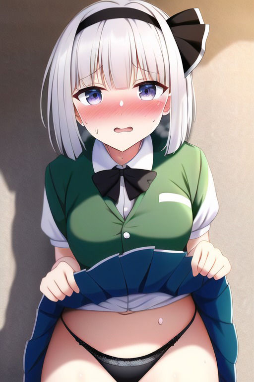 東方キャラ スカートたくし上げCG集