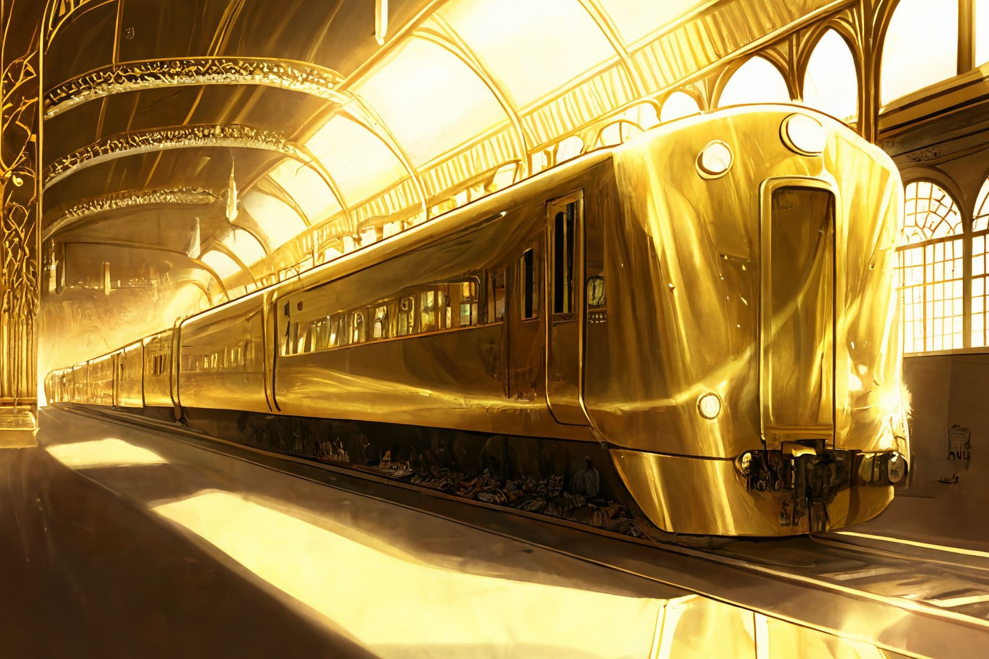 サンプル画像5:【アニメ映画風の黄金郷系背景】著作権フリーの高解像度画像（100枚）(Game Material Store) [d_268074]