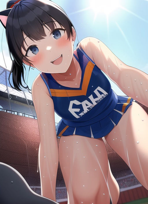 サンプル画像3:球団公式チアリーダー瀧野実夢の猫ダンス1(データベースマン) [d_268248]