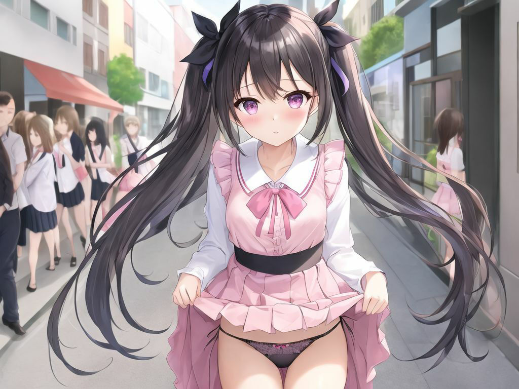 サンプル画像4:on the road 〜路上でパンツ見せてくれる女の子たち〜(Bookmark) [d_268292]