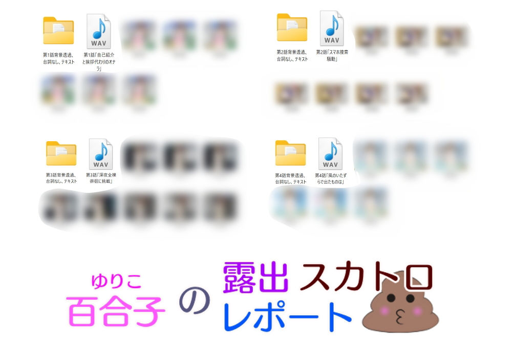 サンプル画像3:百合子の露出スカトロレポート(きみりんこ。) [d_268384]