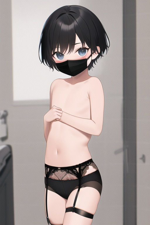 サンプル画像3:お風呂で男の娘(丸々娘) [d_268429]