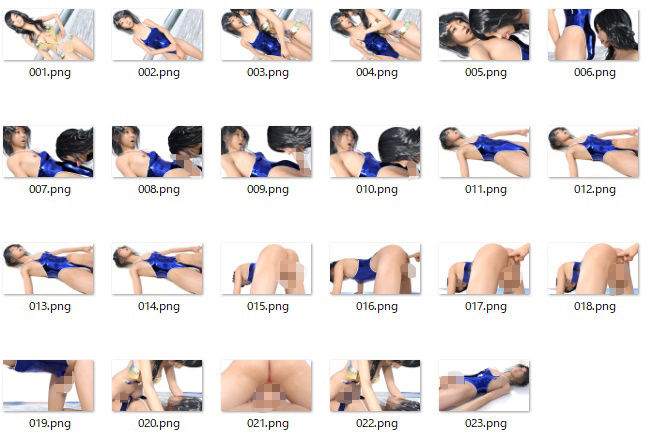 サンプル画像4:無理やりスク水を着せられたお兄さん(ハードコア001) [d_268446]