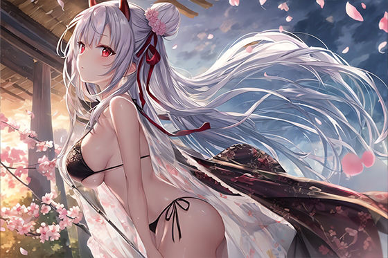 サンプル画像2:かわよおに 全年齢向け CG集 vol.4 / 桜吹雪とかわ余にご用心！ （113枚）(AngelAkiha) [d_268524]