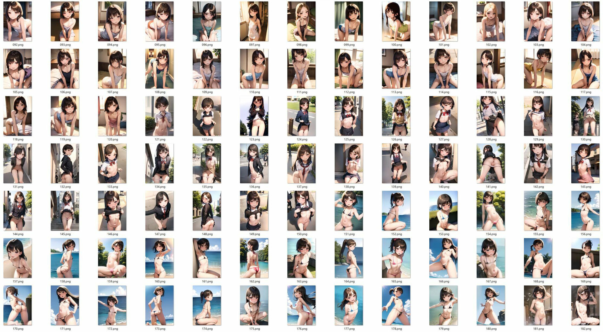 サンプル画像5:少女アソート(ぴんく工房) [d_268537]