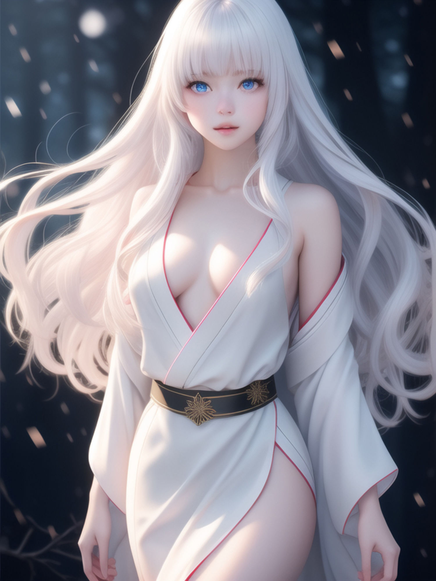 サンプル画像2:雪女INリアルワールド(2.5次元少女) [d_268593]