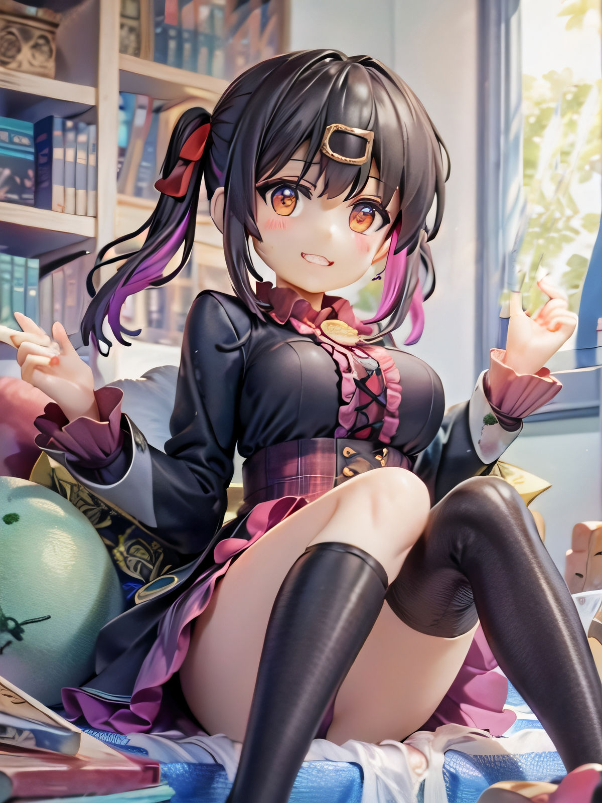 サンプル画像2:お兄ちゃんはお姉妹？3DCG集(Fox Drawing) [d_268794]