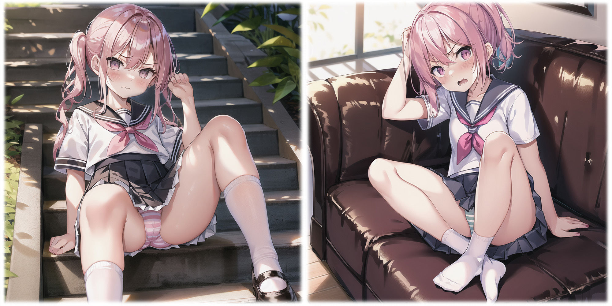 サンプル画像3:妹にならパンツ見せてもらってもセーフかもしれない！？(狼芝居) [d_268913]