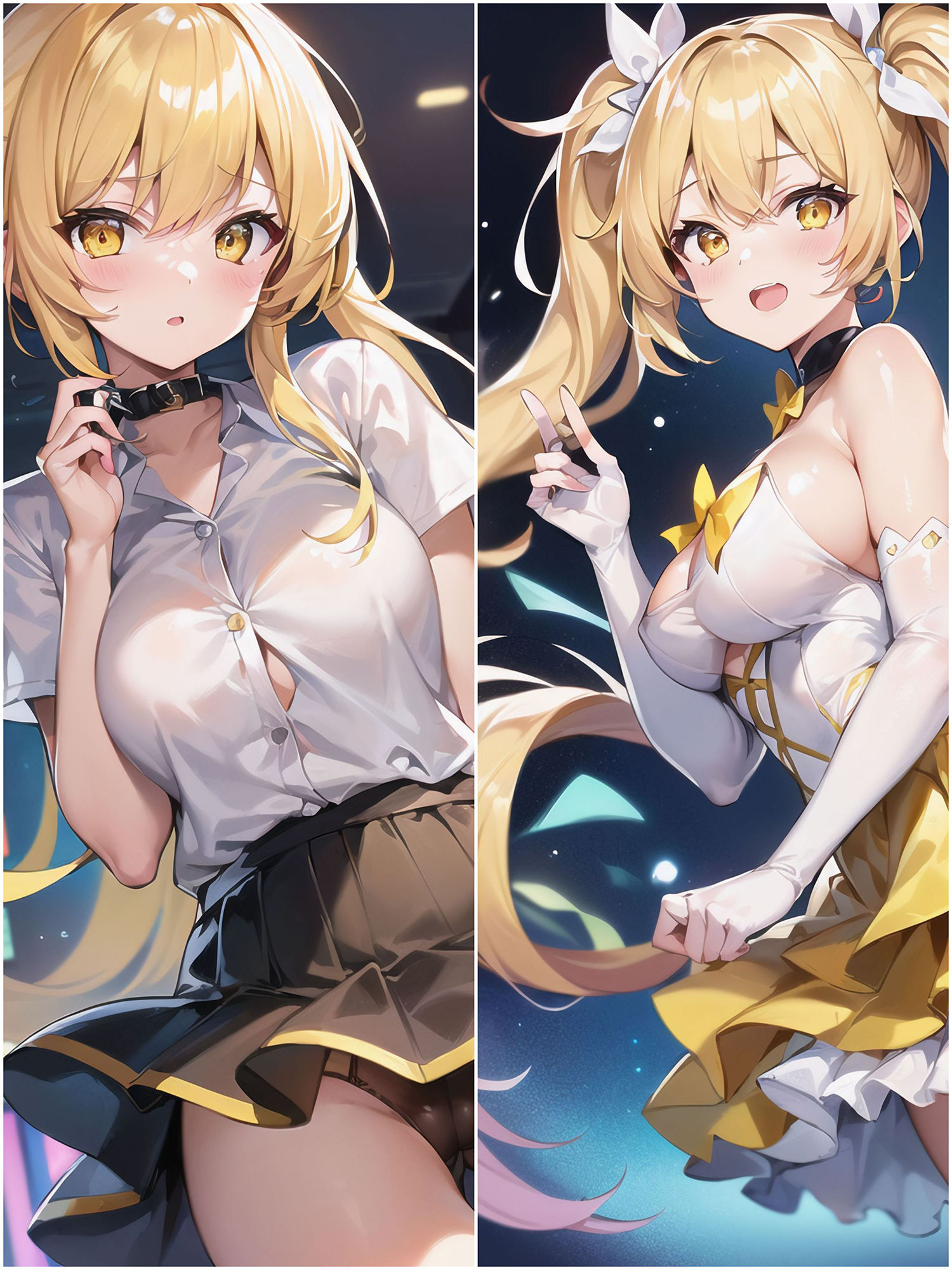 サンプル画像1:変身ヒロイン敗北悪堕ちCG集（イエロー編）（AIArt）(NaruMinix) [d_268929]