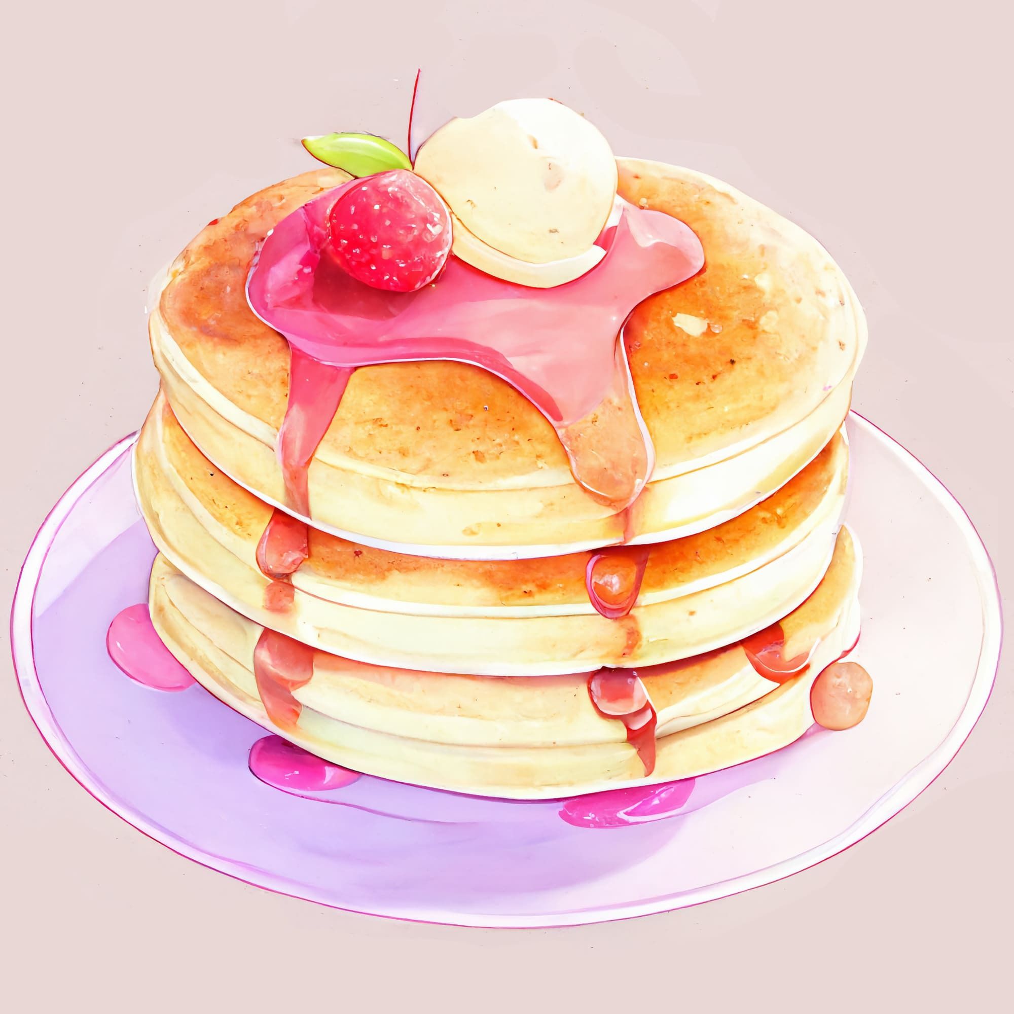 サンプル画像5:【色々なデザートのイラスト】著作権フリーの高解像度画像（100枚）(Game Material Store) [d_268981]