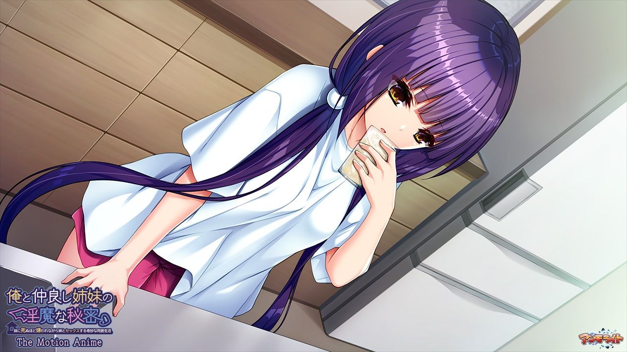 サンプル画像5:俺と仲良し姉妹の淫魔な秘密〜妹に死ぬほど嫌われながら姉とセックスする奇妙な同居生活 The Motion Anime(アンモライト) [d_269149]