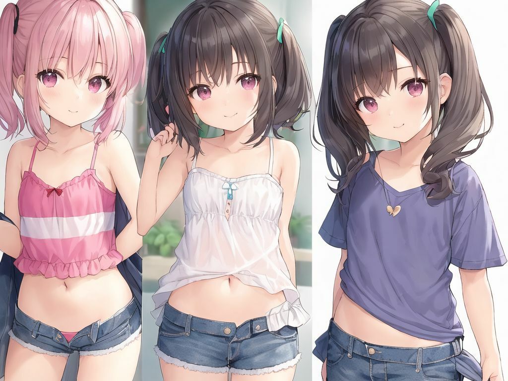 サンプル画像4:ショートパンツ少女(Bookmark) [d_269214]