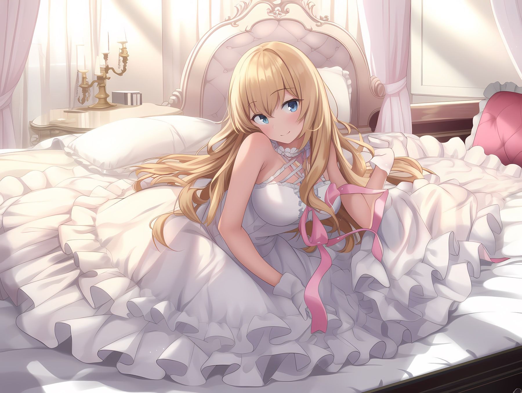 ドレス美少女セット6(ピンクドレス)のサンプル画像 6