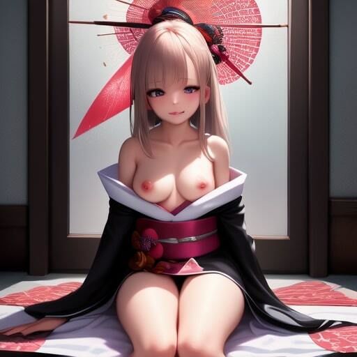 サンプル画像1:【AI生成】着物女性CG集 536枚(ファンシーおじさん) [d_269284]