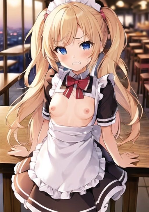 サンプル画像3:いろんな女の子が嫌そうにおっぱい見せてくれるイラスト集(瑠璃色マカロン) [d_269290]