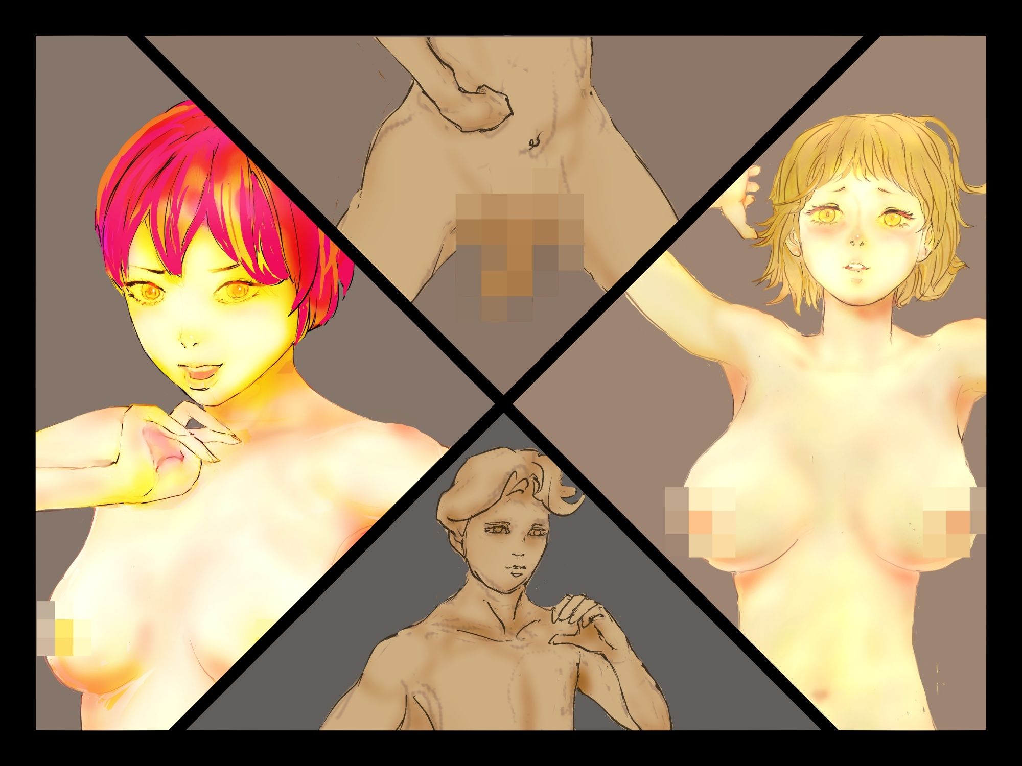 サンプル画像4:サキュバス対勃起者(モモレミ) [d_269318]