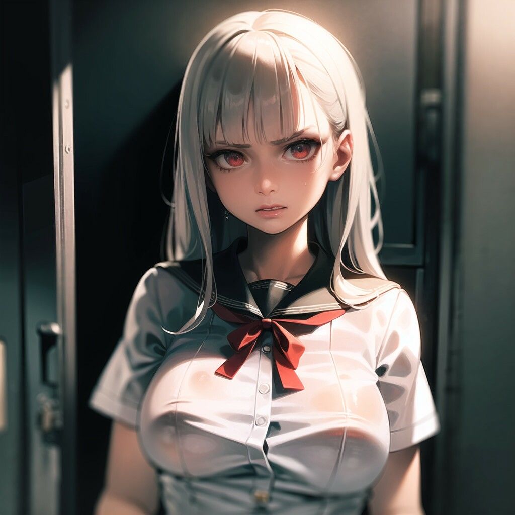 サンプル画像1:嫌悪少女 -びしょ濡れ着衣編-(リドル) [d_269871]