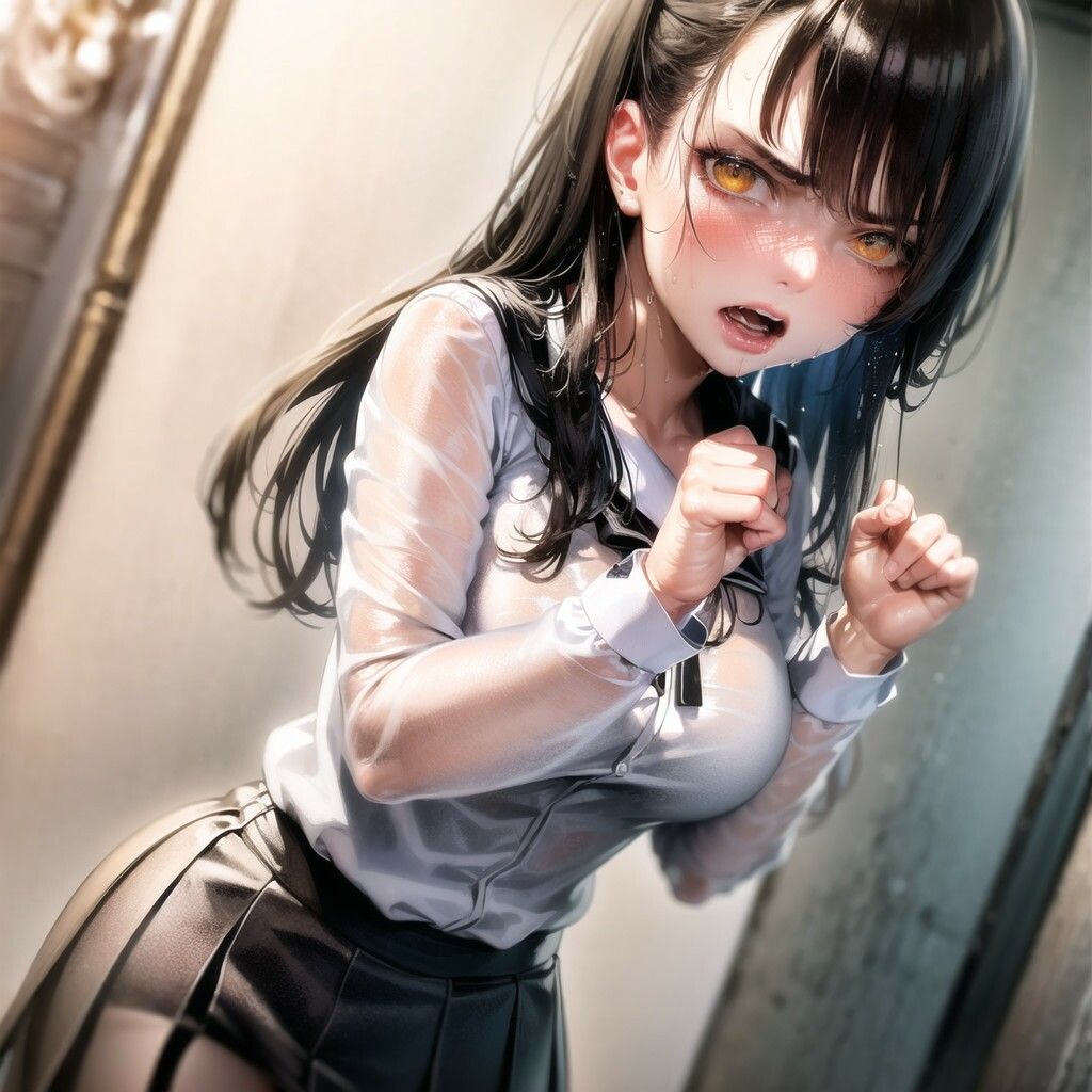 サンプル画像4:嫌悪少女 -びしょ濡れ着衣編-(リドル) [d_269871]