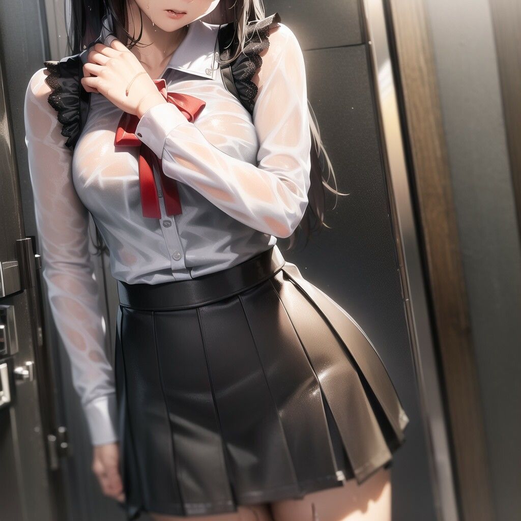 サンプル画像6:嫌悪少女 -びしょ濡れ着衣編-(リドル) [d_269871]