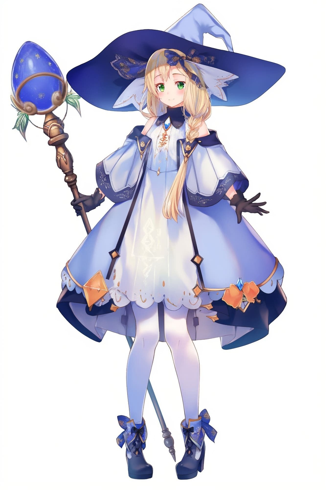 サンプル画像6:【女キャラ全身立ち絵ジョブ別1】著作権フリーの高解像度素材（100枚）(Game Material Store) [d_269942]