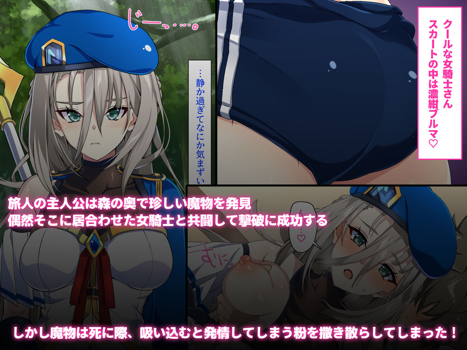 サンプル画像1:発情中の女騎士さんと一夜の過ち〜濃紺ブルマ装備の巨尻に中出し＆ぶっかけ〜(SecretLover) [d_270122]