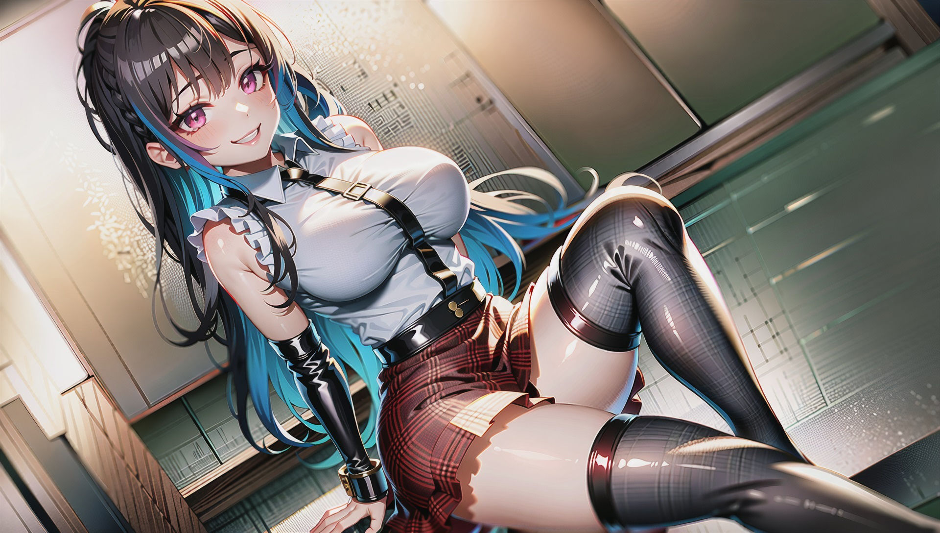 サンプル画像4:転校生はラテックスが好き(にじいろぱれっと) [d_270234]