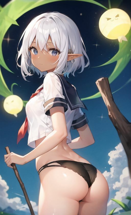 サンプル画像5:エルフ大放出(猫) [d_270390]