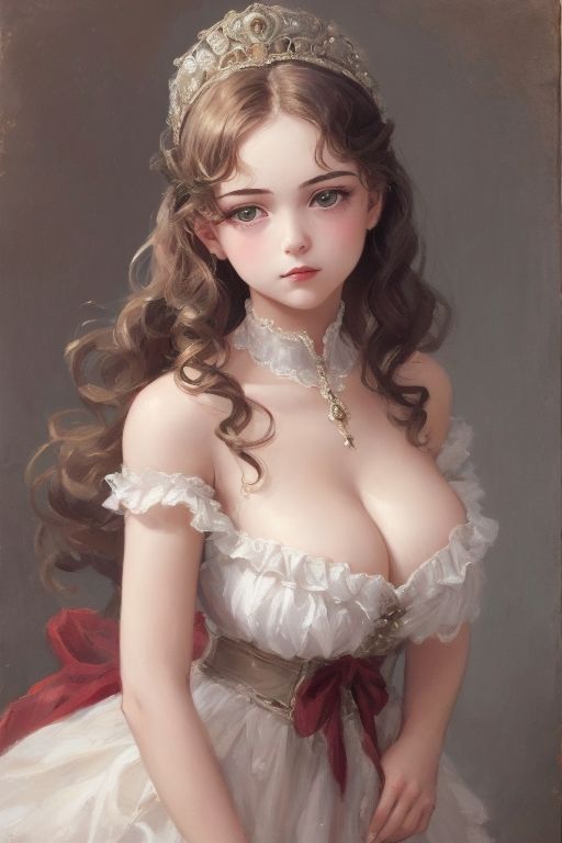 サンプル画像1:ビクトリアン美少女絵画(クックオナ) [d_270526]