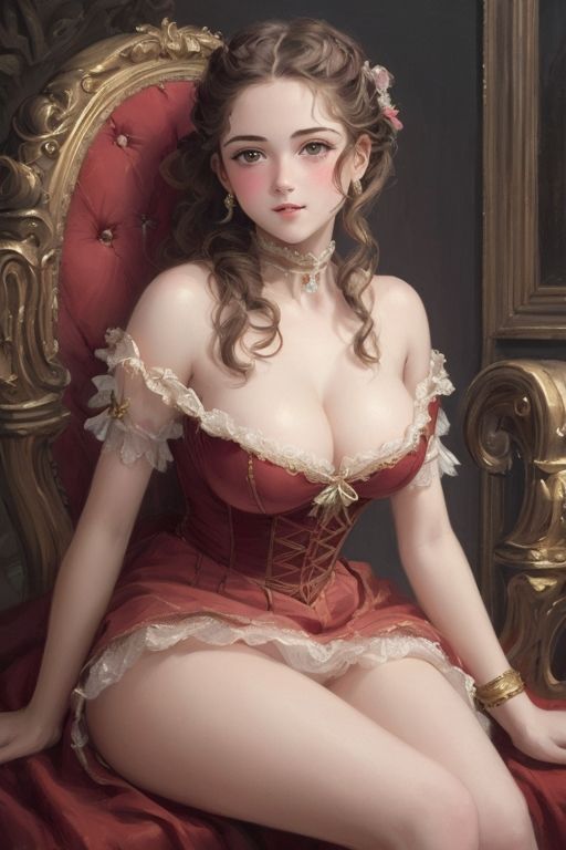 サンプル画像3:ビクトリアン美少女絵画(クックオナ) [d_270526]