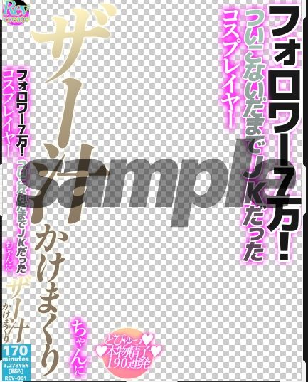 サンプル画像4:【AV風パケコラ素材】どスケベコスプレイヤーにぶっかけたい！＆あなたのことが大好きな妹編(Revcreate) [d_270811]