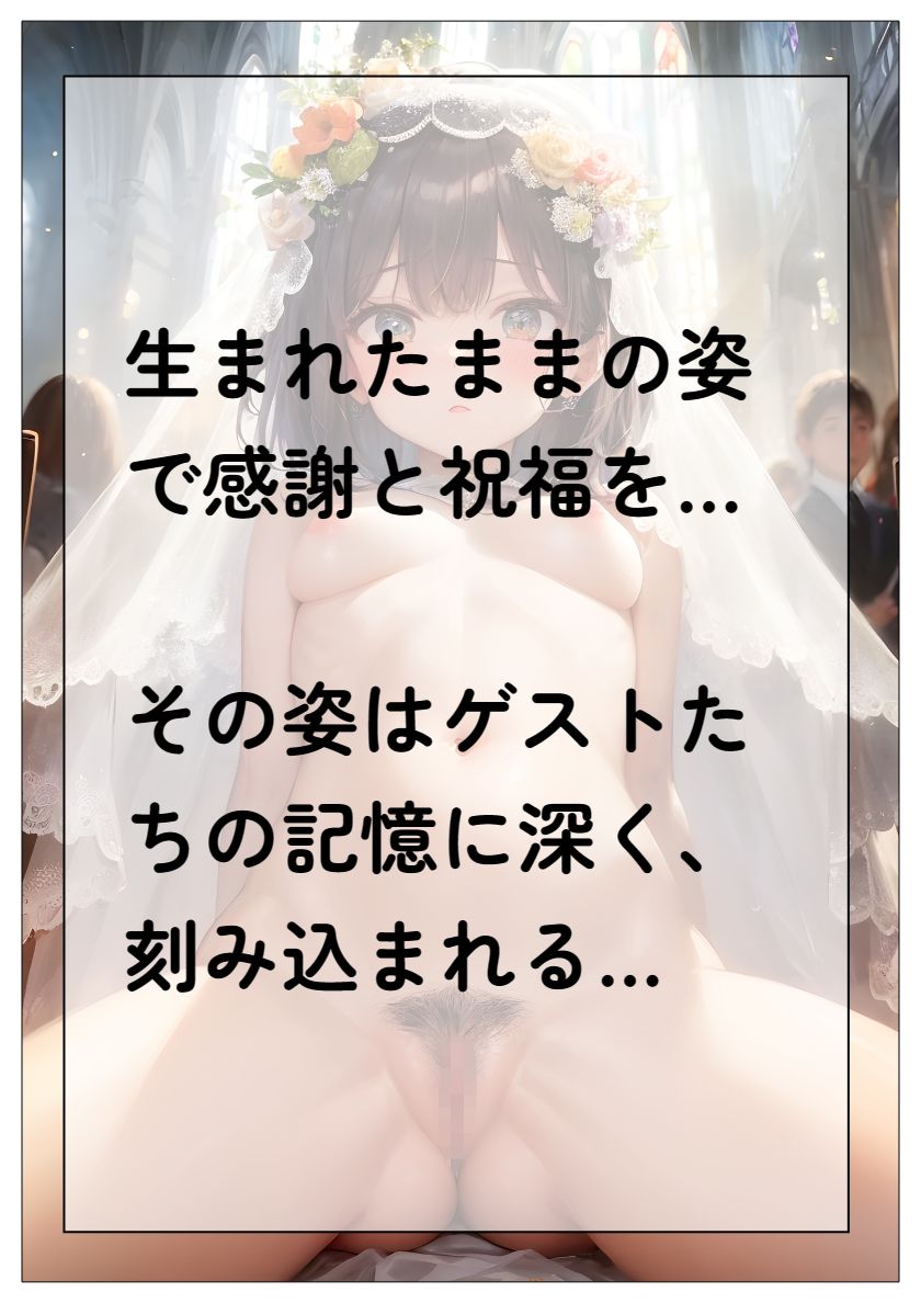 サンプル画像2:ヌード・ウェディング 〜生まれたままの姿でゲストへの感謝を示す全裸の花嫁達〜【総集編】(CONV工房（こんぶ）) [d_271012]