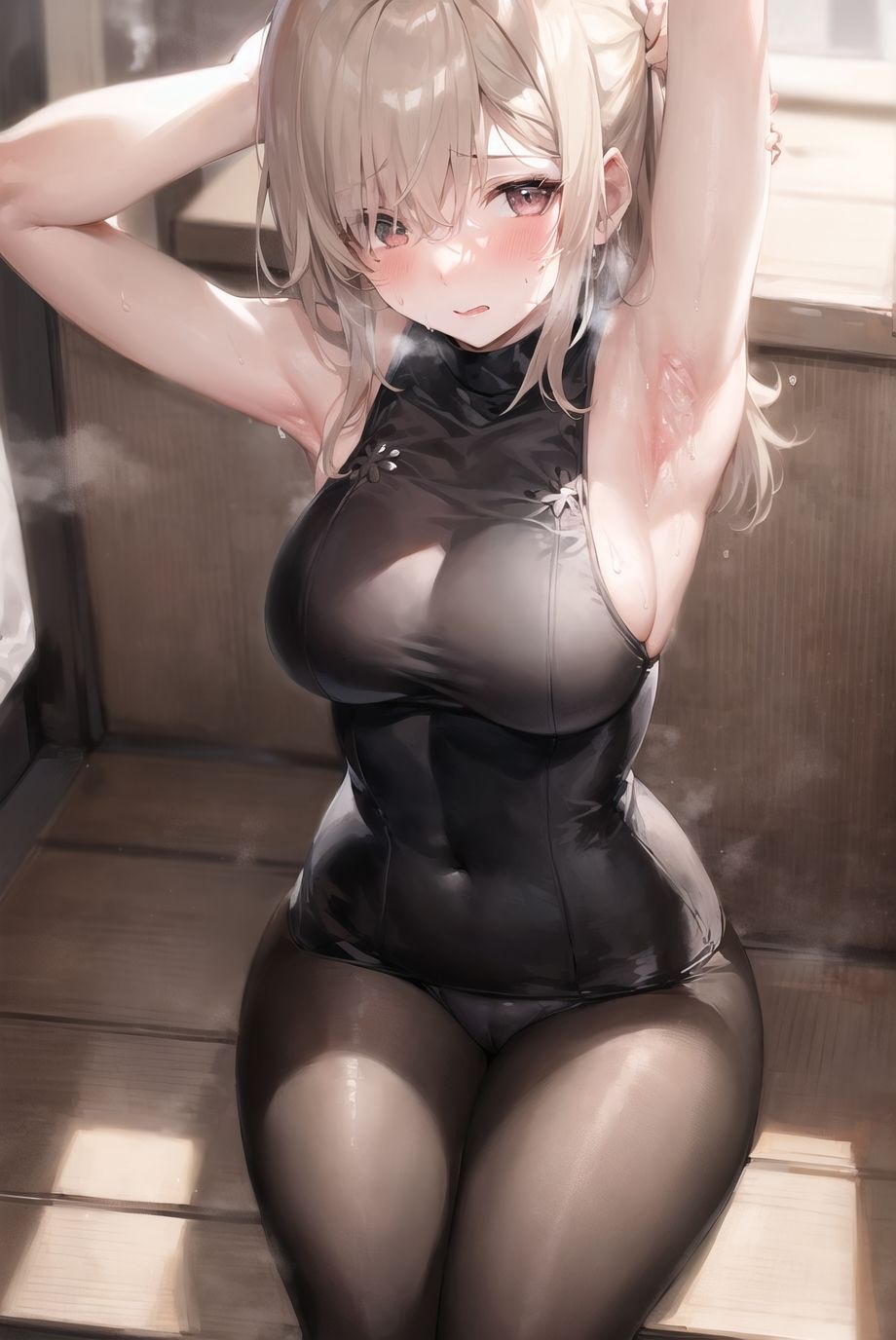 サンプル画像5:汗まみれでムレムレな腋をみせてもらってもよろしいでしょうか？(ことあっと展) [d_271023]