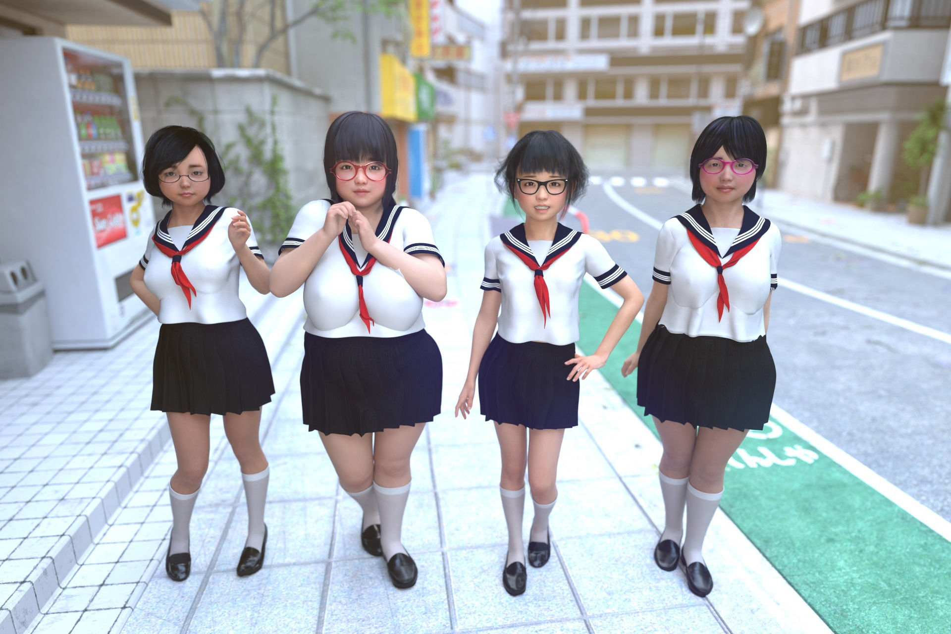 サンプル画像1:妄想直送vol.14 妄想卑猥情景(妄想具現化機関) [d_271319]