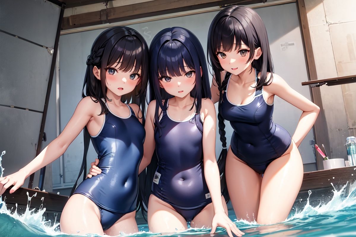 サンプル画像6:漂流スク水教室(混ぜ猫オーロラ) [d_271453]