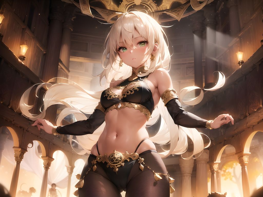 サンプル画像2:AIビューティーコレクションVol.6 砂漠の踊り子(あーてぃふぁくたー) [d_271507]