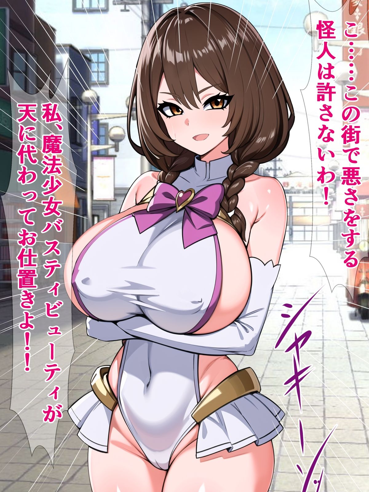 サンプル画像2:え、娘じゃなくて、ママの私が魔法少女になるんですか！？(さざめき通り) [d_271522]