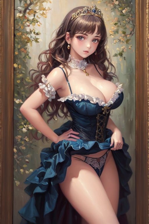 サンプル画像1:ビクトリアンおパンツ絵画(クックオナ) [d_271666]