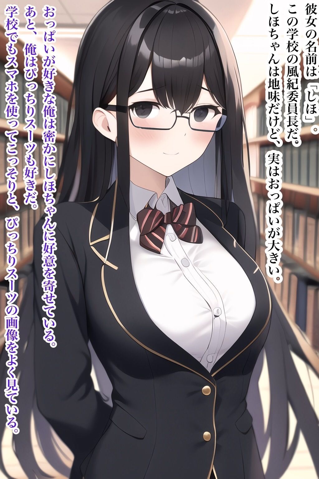 サンプル画像1:ぴっちりスーツが好きなドМの委員長を調教してあげた(ピッチリスキー) [d_271803]