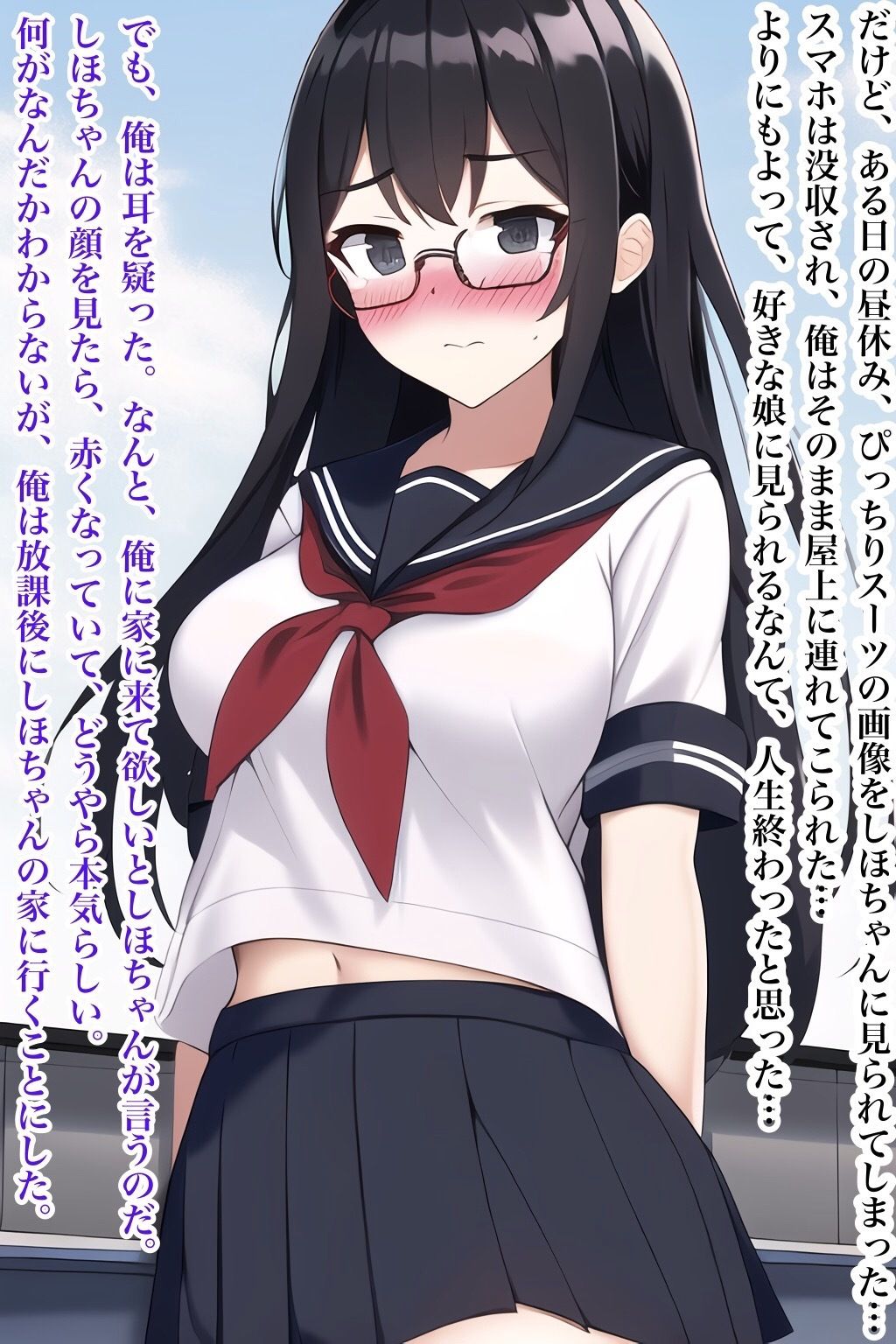 サンプル画像2:ぴっちりスーツが好きなドМの委員長を調教してあげた(ピッチリスキー) [d_271803]