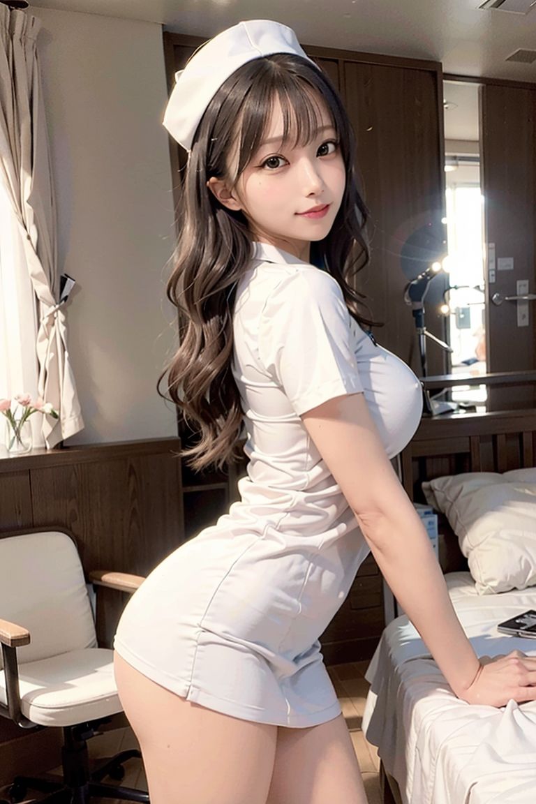 サンプル画像4:ナースのお姉さん(picopicoAI) [d_271834]