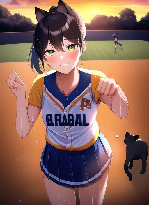 サンプル画像1:球団公式チアリーダー瀧野実夢の猫ダンス2(データベースマン) [d_271848]