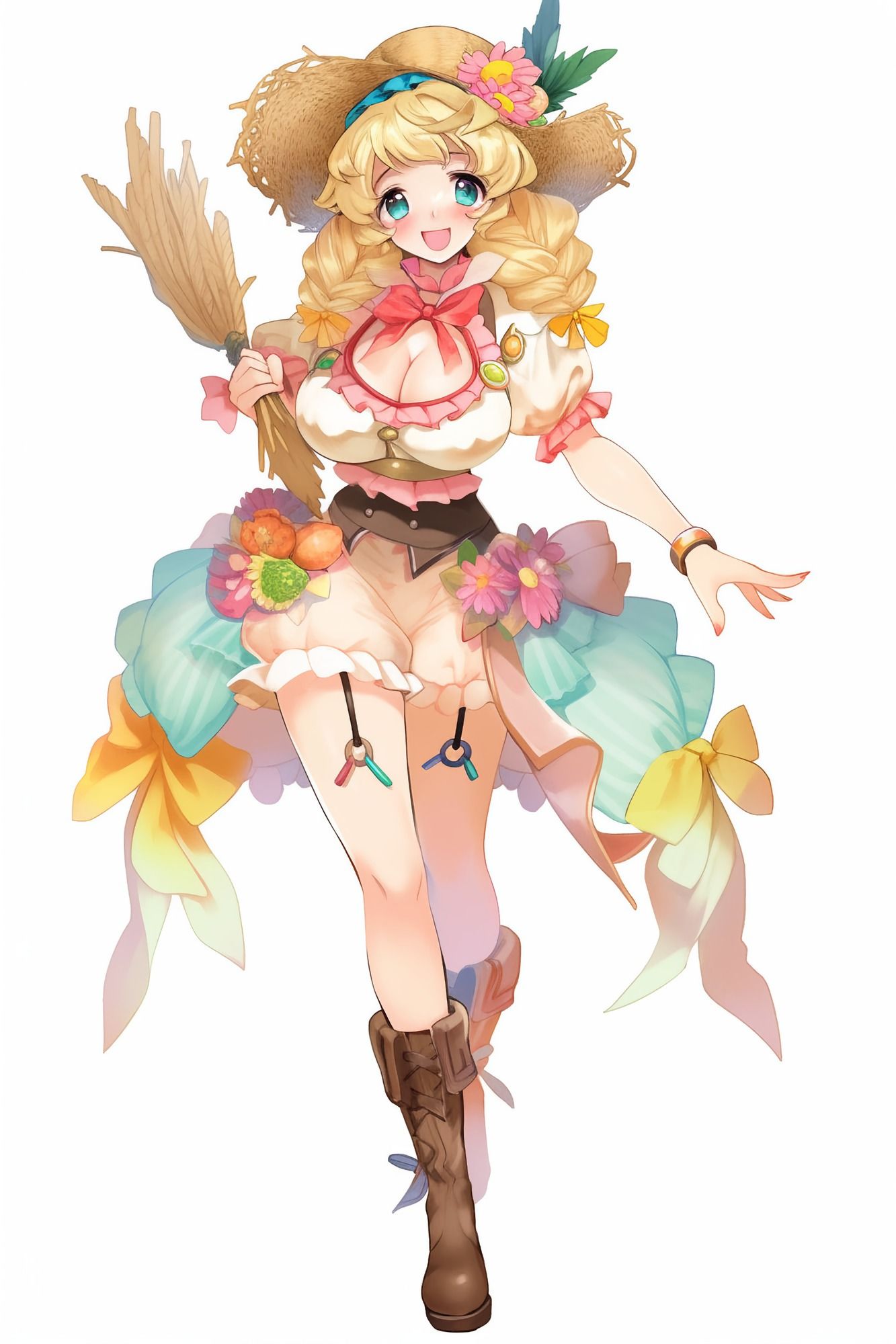 サンプル画像5:【女キャラ全身立ち絵ジョブ別3】著作権フリーの高解像度素材（100枚）(Game Material Store) [d_271856]