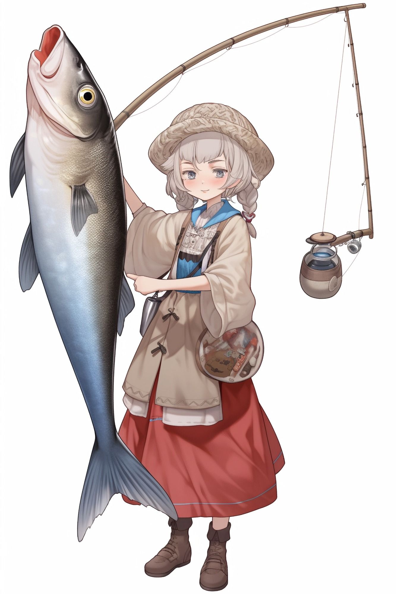 サンプル画像6:【女キャラ全身立ち絵ジョブ別3】著作権フリーの高解像度素材（100枚）(Game Material Store) [d_271856]