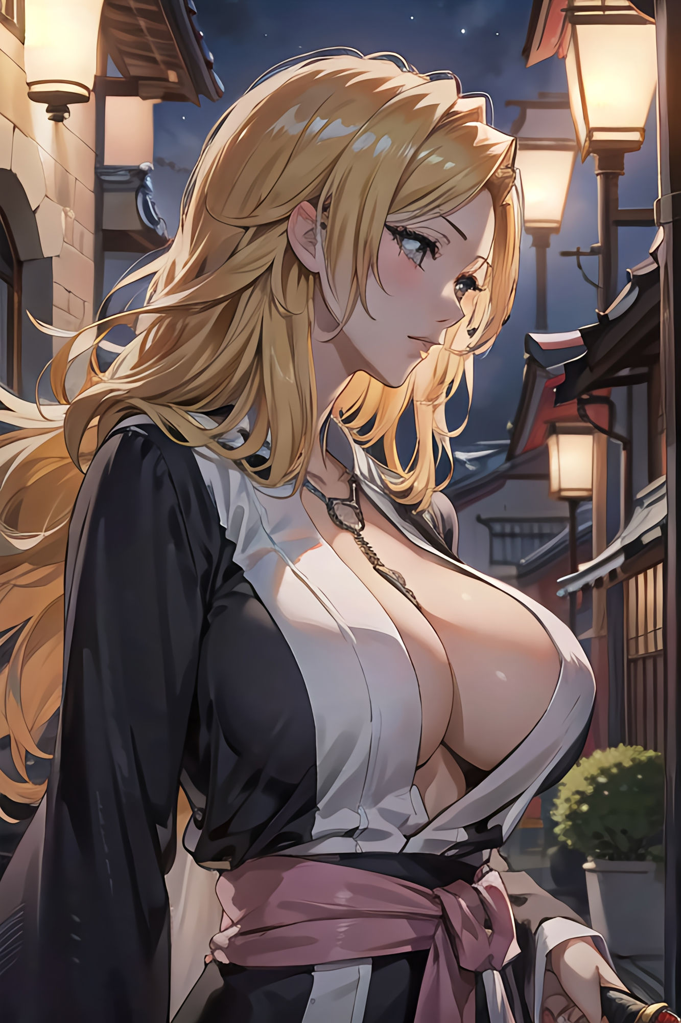 サンプル画像1:金髪巨乳のせくしーお姉さんは夜警の最中に犯●れる(NAI本舗) [d_271870]