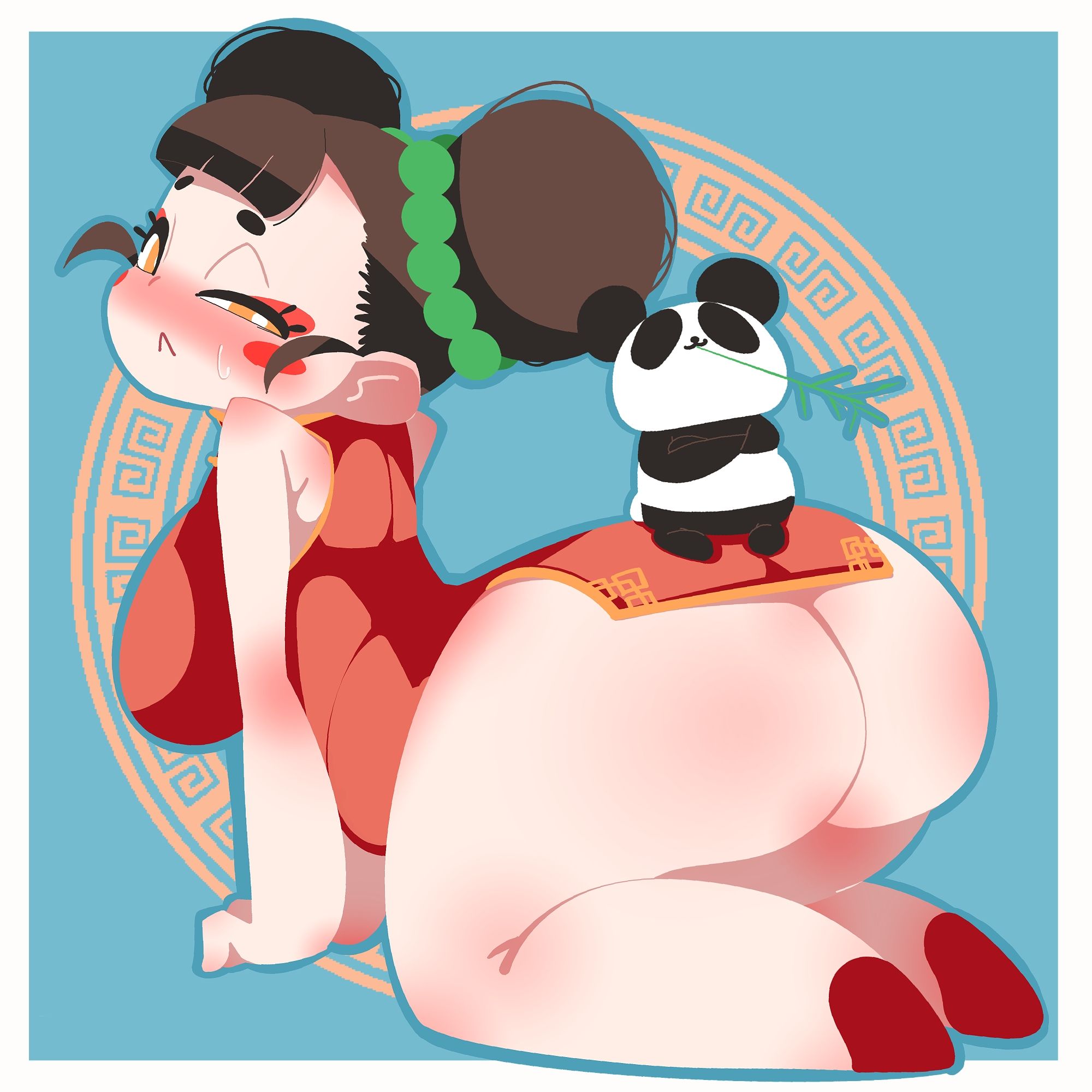 サンプル画像1:チャイナタウンミートgifCG集2023年4月号(一ドル硬貨) [d_271878]