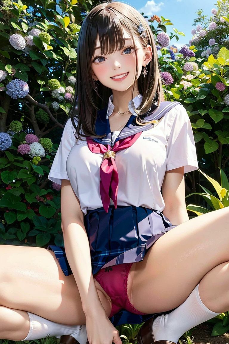 [同人]「しゃがみパンチラJK2」(Men_at_Work)