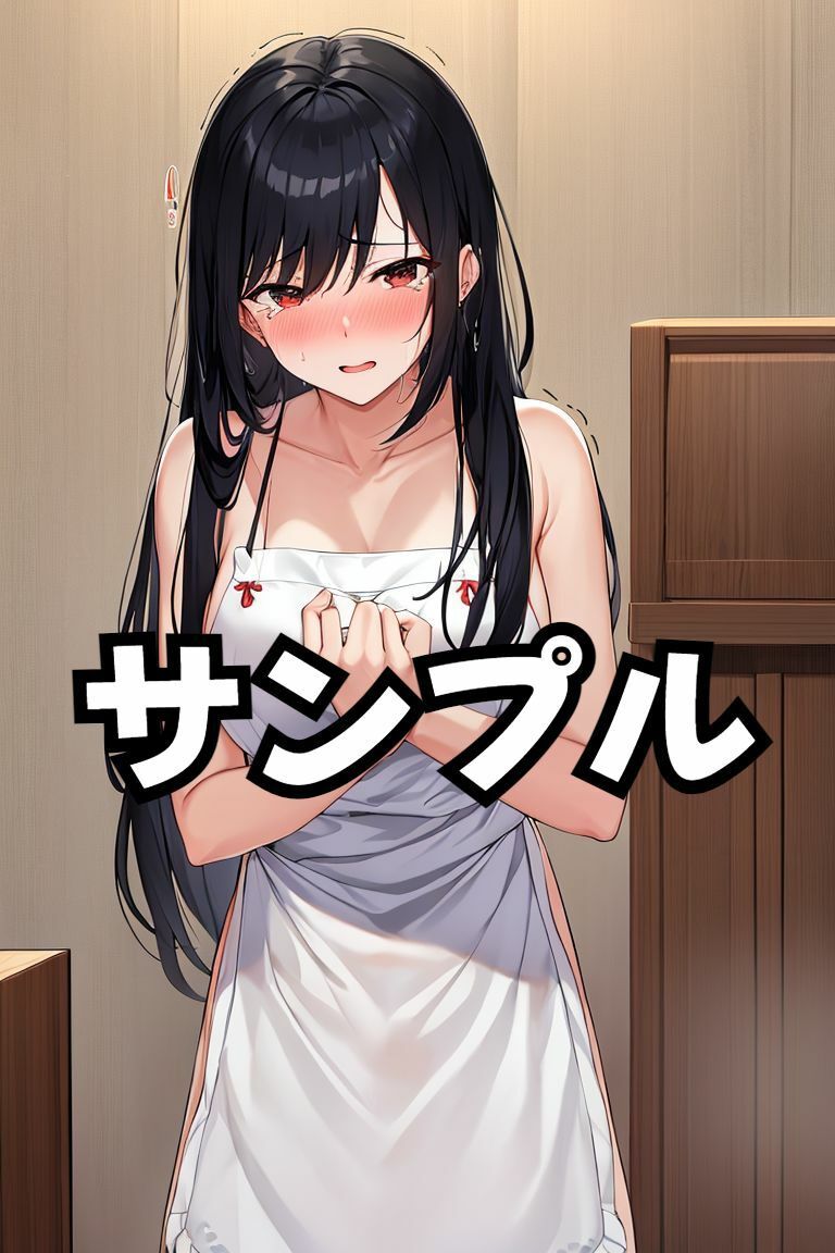 サンプル画像4:人妻に●エプロンを着させてみた(あいどっと) [d_271938]